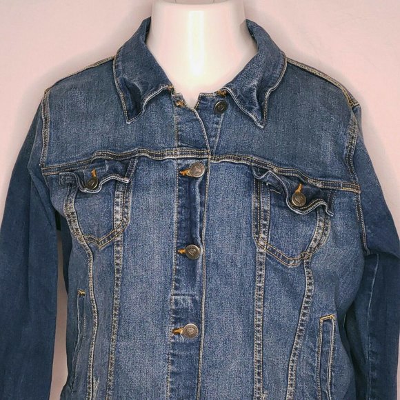 torrid Jackets & Blazers - Torrid Denim Jean Jacket Size 0 Large Blue